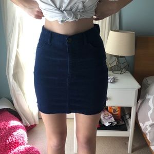 Blue skirt small forever 21